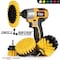 Drill Brush Power Scrubber By Useful Products 5 in W 5 in L Brush, Yellow Y-S-E42O-QC-DB - alternate 3